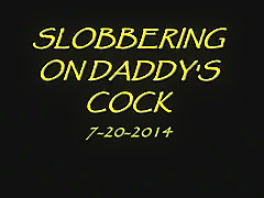 Slobbering On Old Man Cock