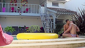 Amateur Cam In The Garden With Anthony Fucked By Caue – FirstTimeWithABoy