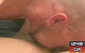 Amateur German gays enjoy bareback foursome anal action